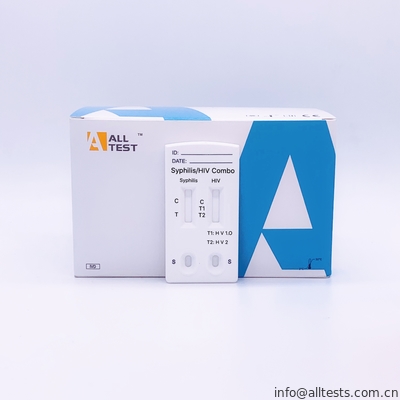 Good price Syphilis / HIV 1.2.O Combo chất lượng cao Băng thử nghiệm nhanh Toàn bộ máu / huyết thanh / huyết tương trực tuyến