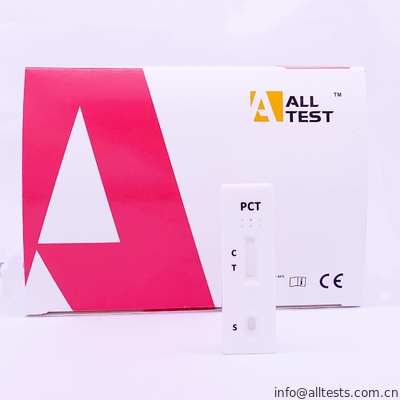 Good price CE thuận tiện để sử dụng Bộ dụng cụ xét nghiệm nhanh Procalcitonin (PCT) nhanh và đáng tin cậy trực tuyến