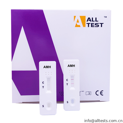 Good price Băng thử nghiệm nhanh AMH với máu toàn phần / huyết thanh / huyết tương cho chức năng buồng trứng trực tuyến