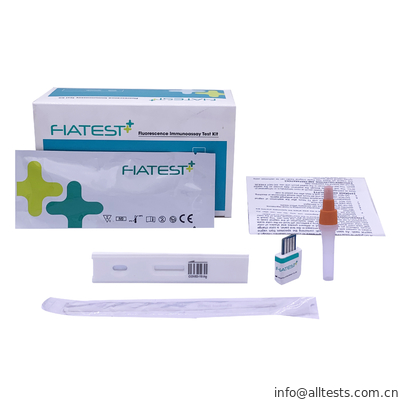 Good price Kiểm tra phát hiện kháng nguyên nhanh CE COVID-19 với Máy phân tích xét nghiệm miễn dịch huỳnh quang trực tuyến