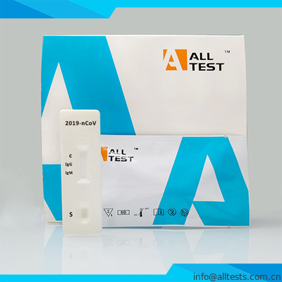 Good price Xét nghiệm nhanh IgG / IgM 2019-nCoV với mẫu máu toàn phần / huyết thanh / huyết tương với dấu CE trực tuyến