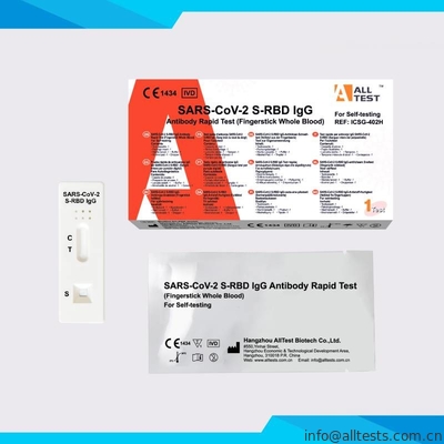 Good price Xét nghiệm nhanh kháng thể SARS-CoV-2 S-RBD IgG Kiểm tra nhanh kháng thể Covid-19 trực tuyến